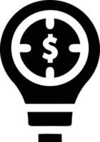 Idea solution icon symbol vector image. Illustration of the creative innovation concept design. EPS 10