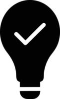Idea solution icon symbol vector image. Illustration of the creative innovation concept design. EPS 10