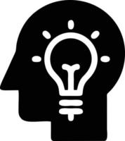 Idea solution icon symbol vector image. Illustration of the creative innovation concept design. EPS 10