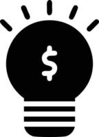Idea solution icon symbol vector image. Illustration of the creative innovation concept design. EPS 10