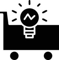 Idea solution icon symbol vector image. Illustration of the creative innovation concept design. EPS 10