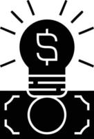 Idea solution icon symbol vector image. Illustration of the creative innovation concept design. EPS 10