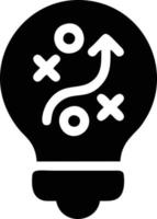 Idea solution icon symbol vector image. Illustration of the creative innovation concept design. EPS 10