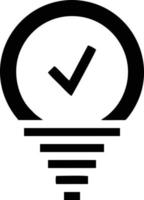 Idea solution icon symbol vector image. Illustration of the creative innovation concept design. EPS 10
