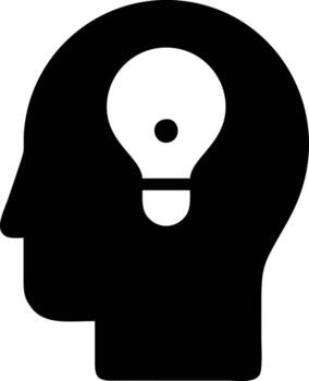 Idea solution icon symbol vector image. Illustration of the creative innovation concept design. EPS 10