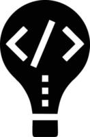 Idea solution icon symbol vector image. Illustration of the creative innovation concept design. EPS 10