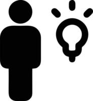 Idea solution icon symbol vector image. Illustration of the creative innovation concept design. EPS 10