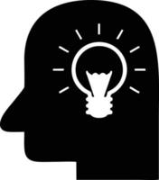 Idea solution icon symbol vector image. Illustration of the creative innovation concept design. EPS 10
