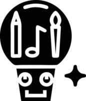Idea solution icon symbol vector image. Illustration of the creative innovation concept design. EPS 10