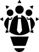 Idea solution icon symbol vector image. Illustration of the creative innovation concept design. EPS 10
