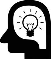 Idea solution icon symbol vector image. Illustration of the creative innovation concept design. EPS 10
