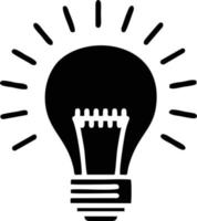 Idea solution icon symbol vector image. Illustration of the creative innovation concept design. EPS 10
