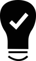 Idea solution icon symbol vector image. Illustration of the creative innovation concept design. EPS 10