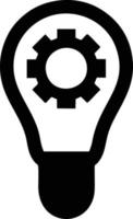 Idea solution icon symbol vector image. Illustration of the creative innovation concept design. EPS 10