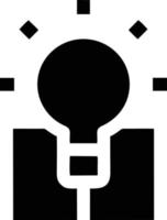Idea solution icon symbol vector image. Illustration of the creative innovation concept design. EPS 10