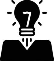 Idea solution icon symbol vector image. Illustration of the creative innovation concept design. EPS 10