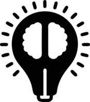 Idea solution icon symbol vector image. Illustration of the creative innovation concept design. EPS 10