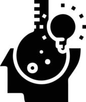 Idea solution icon symbol vector image. Illustration of the creative innovation concept design. EPS 10