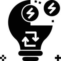 Idea solution icon symbol vector image. Illustration of the creative innovation concept design. EPS 10