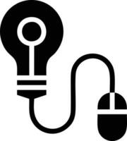 Idea solution icon symbol vector image. Illustration of the creative innovation concept design. EPS 10