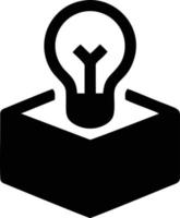 Idea solution icon symbol vector image. Illustration of the creative innovation concept design. EPS 10