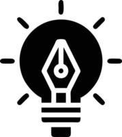 Idea solution icon symbol vector image. Illustration of the creative innovation concept design. EPS 10
