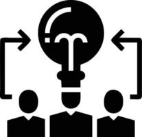 Idea solution icon symbol vector image. Illustration of the creative innovation concept design. EPS 10