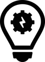 Idea solution icon symbol vector image. Illustration of the creative innovation concept design. EPS 10