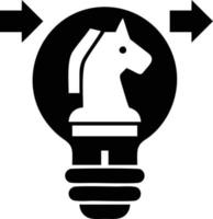 Idea solution icon symbol vector image. Illustration of the creative innovation concept design. EPS 10