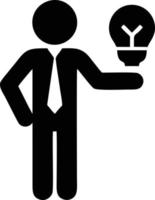 Idea solution icon symbol vector image. Illustration of the creative innovation concept design. EPS 10