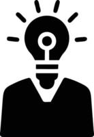 Idea solution icon symbol vector image. Illustration of the creative innovation concept design. EPS 10