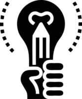 Idea solution icon symbol vector image. Illustration of the creative innovation concept design. EPS 10