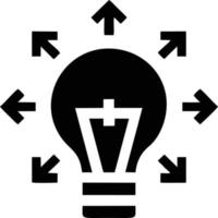 Idea solution icon symbol vector image. Illustration of the creative innovation concept design. EPS 10