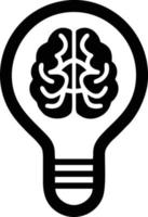 Idea solution icon symbol vector image. Illustration of the creative innovation concept design. EPS 10