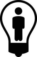 Idea solution icon symbol vector image. Illustration of the creative innovation concept design. EPS 10