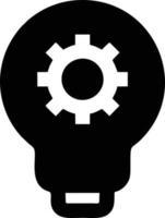 Idea solution icon symbol vector image. Illustration of the creative innovation concept design. EPS 10