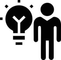 Idea solution icon symbol vector image. Illustration of the creative innovation concept design. EPS 10