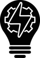 Idea solution icon symbol vector image. Illustration of the creative innovation concept design. EPS 10