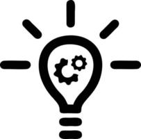 Idea solution icon symbol vector image. Illustration of the creative innovation concept design. EPS 10