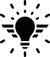 Idea solution icon symbol vector image. Illustration of the creative innovation concept design. EPS 10