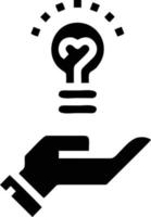 Idea solution icon symbol vector image. Illustration of the creative innovation concept design. EPS 10