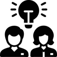 Idea solution icon symbol vector image. Illustration of the creative innovation concept design. EPS 10
