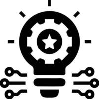 Idea solution icon symbol vector image. Illustration of the creative innovation concept design. EPS 10