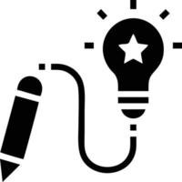 Idea solution icon symbol vector image. Illustration of the creative innovation concept design. EPS 10