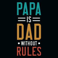 Father's day typography tshirt design vector design