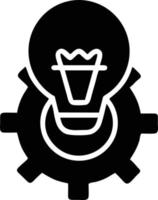 Idea solution icon symbol vector image. Illustration of the creative innovation concept design. EPS 10