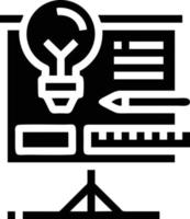 Idea solution icon symbol vector image. Illustration of the creative innovation concept design. EPS 10