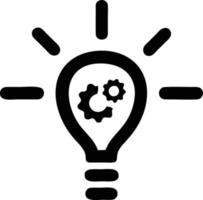 Idea solution icon symbol vector image. Illustration of the creative innovation concept design. EPS 10