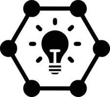 Idea solution icon symbol vector image. Illustration of the creative innovation concept design. EPS 10