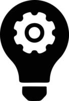 Idea solution icon symbol vector image. Illustration of the creative innovation concept design. EPS 10